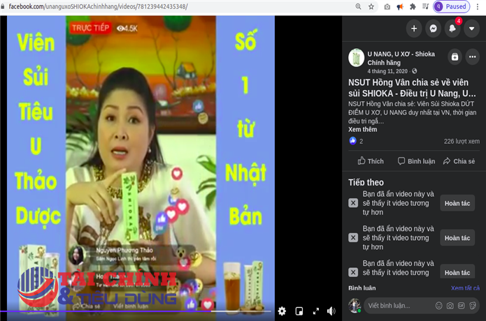 Nghệ sĩ Hồng Vân quảng cáo sai sự thật: Xin lỗi cho có?