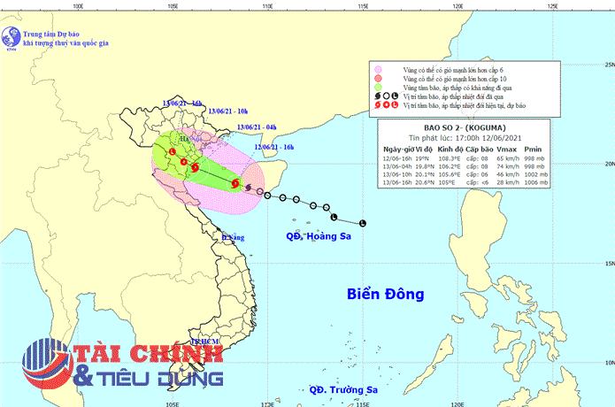 Khẩn trương ứng phó Bão KOGUMA và mưa lớn diện rộng