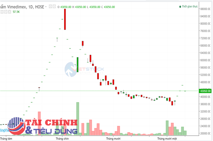 Cổ phiếu VMD lập tức giảm sàn sau tin Chủ tịch Vimedimex bị bắt