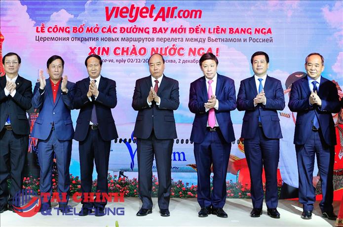 Vietjet công bố các đường bay thẳng tới Mát-xcơ-va nhân chuyến thăm Nga của Chủ tịch nước Nguyễn Xuân Phúc