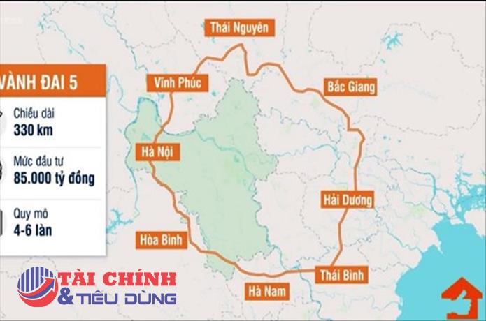 Chưa có vốn đầu tư đường vành đai 5 Hà Nội đi qua Hoà Bình