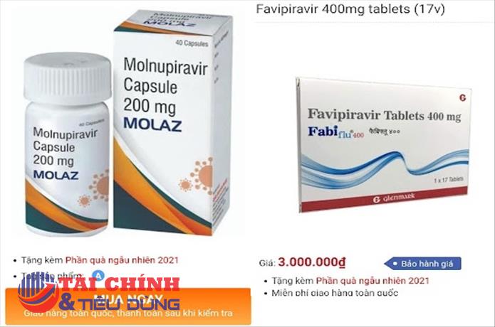 Tràn lan thuốc điều trị Covid-19 trên thị trường mạng