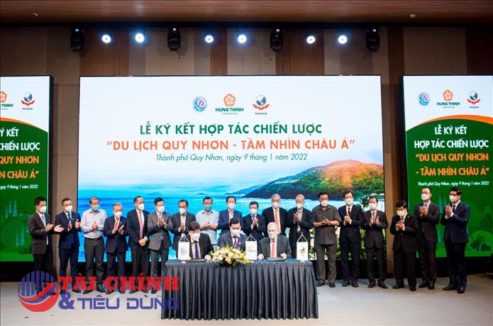 Tập đoàn Hưng Thịnh ký hợp tác chiến lược hàng loạt đối tác thúc đẩy du lịch Quy Nhơn chinh phục "tầm nhìn Châu Á"