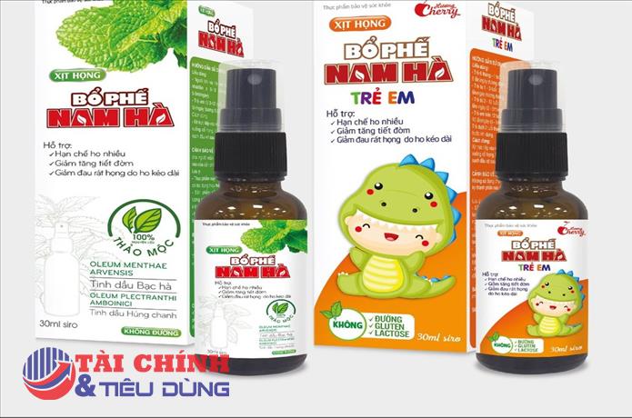 Xịt họng bổ phế Nam Hà quảng cáo không đúng với công dụng của sản phẩm