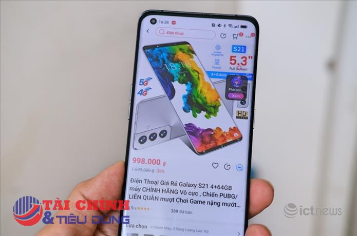 Nhiều người bị lừa mua phải điện thoại kém chất lượng trên sàn thương mại điện tử