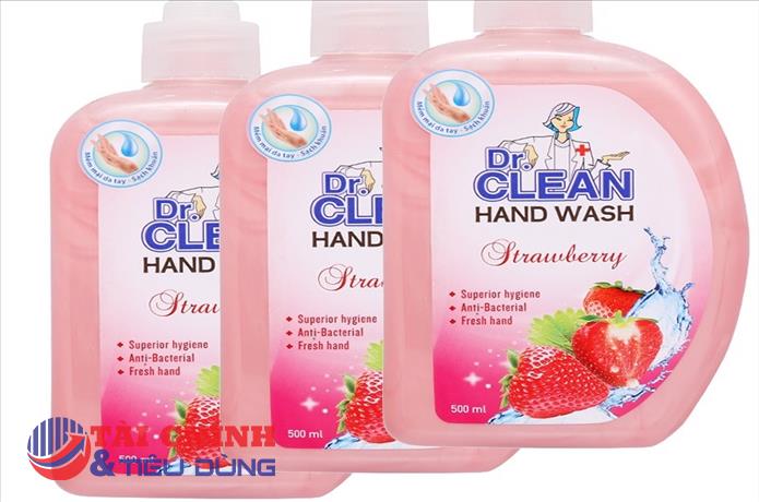 Thu hồi sản phẩm Sữa rửa tay sạch khuẩn Dr. Clean hương dâu