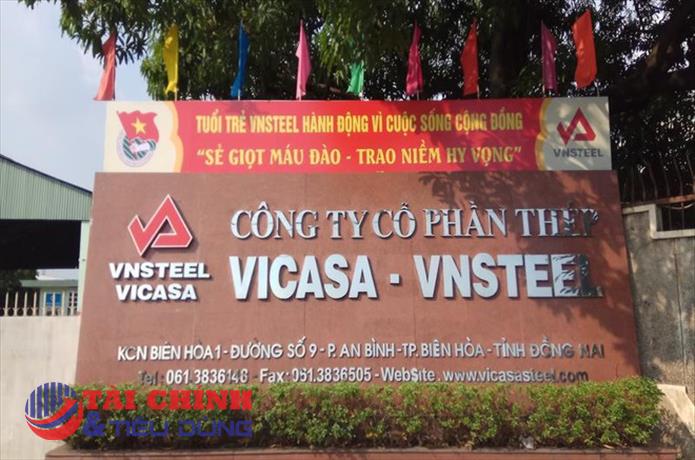 Thép Vicasa (VCA) chốt danh sách trả cổ tức năm 2021 bằng tiền mặt tỷ lệ 30%