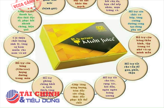 Sản phẩm Multi Juice và Lucenta của Tập đoàn Bitney hoạt động kinh doanh đa cấp không phép