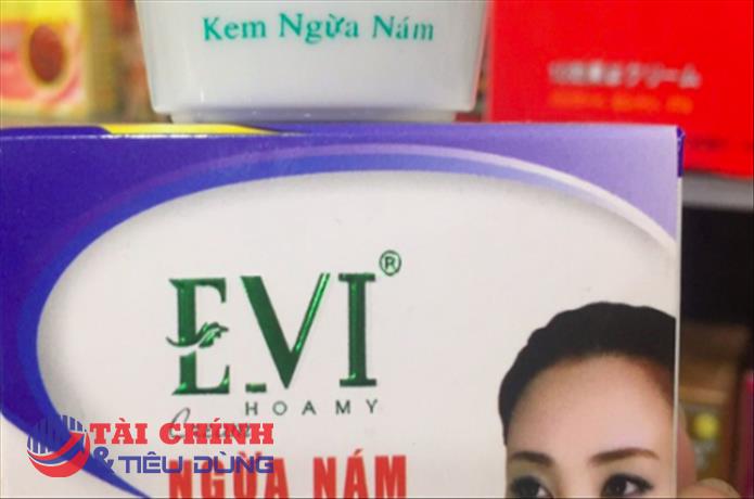 Đình chỉ lưu hành, thu hồi lô mỹ phẩm Evi Cream kém chất lượng