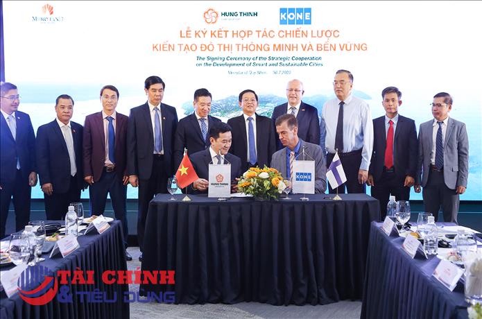 Tập đoàn Hưng Thịnh hợp tác chiến lược với KONE Việt Nam kiến tạo đô thị thông minh và bền vững