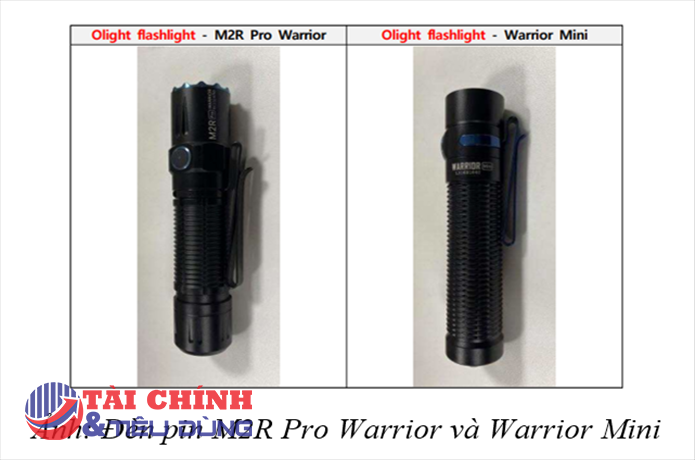 Nguy cơ gây cháy nổ, mất an toàn từ sản phẩm đèn pin M2R Pro Warrior và Warrior Mini