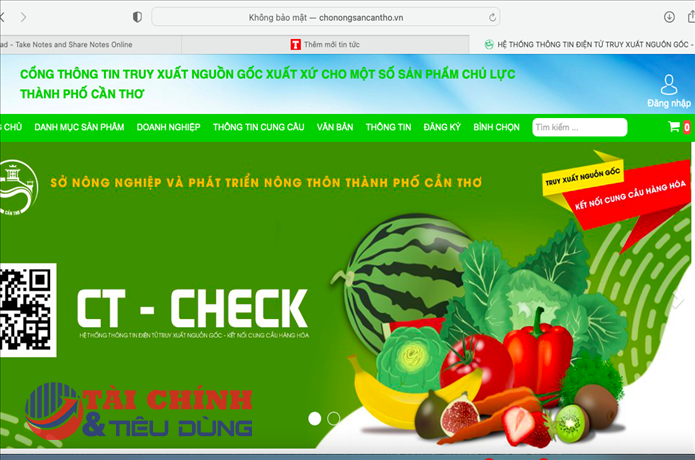 Cần Thơ xây dựng chợ nông sản online