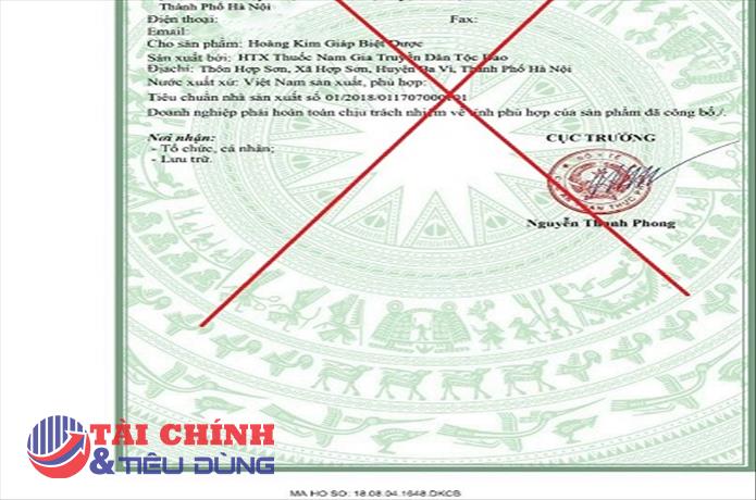 Cảnh báo thuốc nam gia truyền giả giấy xác nhận của Bộ Y tế