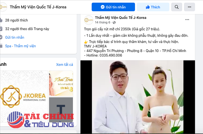 Thẩm mỹ Quốc tế JKOREA bị đình chỉ hoạt động vì khám chữa bệnh không phép