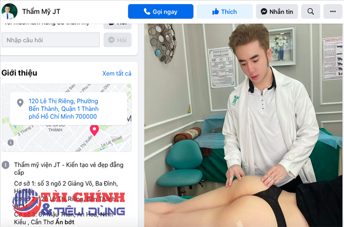 Cơ sở thẩm mỹ Jimmy Thành JT kinh doanh hàng hóa không rõ nguồn gốc