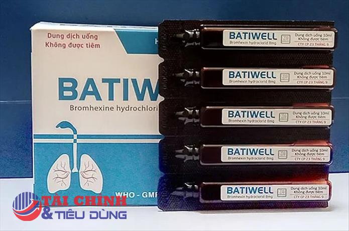 Thu hồi lô thuốc Batiwell trị nhiễm khuẩn hô hấp của Công ty Cổ phần 23 tháng 9