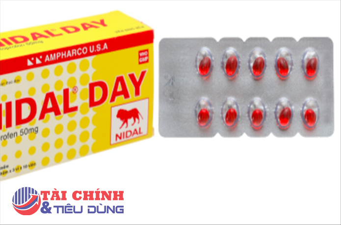Thu hồi lô thuốc viên nang mềm Nidal Day kém chất lượng