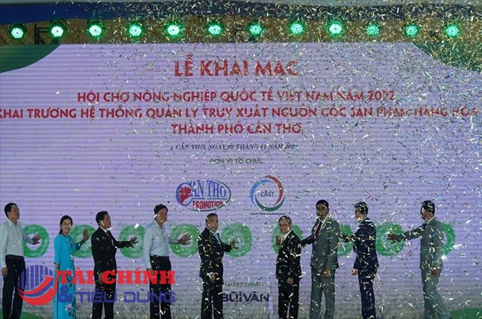 Khai mạc Hội chợ nông nghiệp quốc tế Việt Nam 2022 tại Cần Thơ