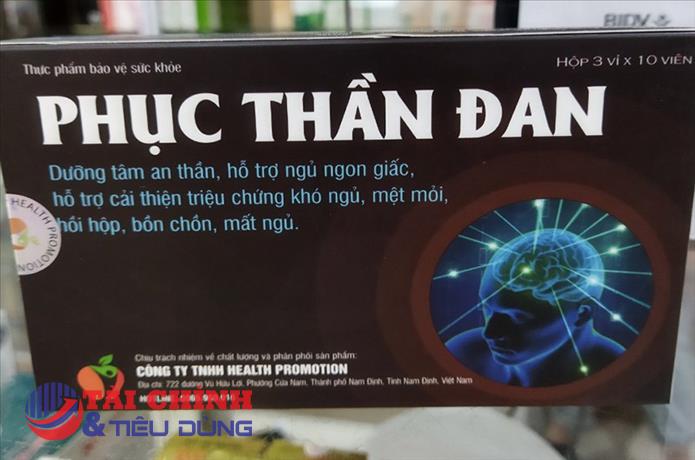 Cảnh báo TPBVSK Phục Thần Đan quảng cáo gây hiểu nhầm như thuốc chữa bệnh