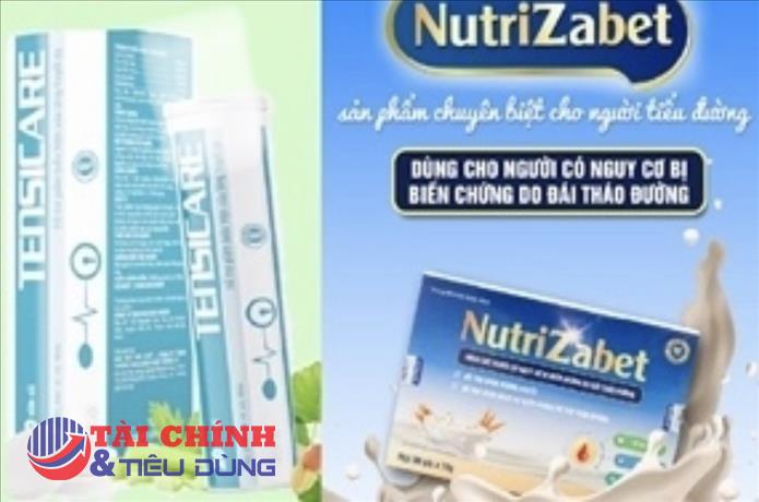 Cảnh báo 2 sản phẩm Nutrizabet và Tensicare quảng cáo sai sự thật