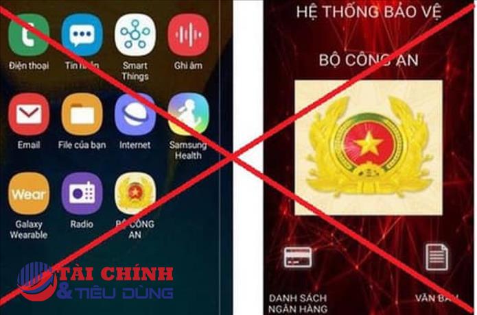 Cảnh giác thủ đoạn lừa cài ứng dụng giả mạo logo Bộ Công an