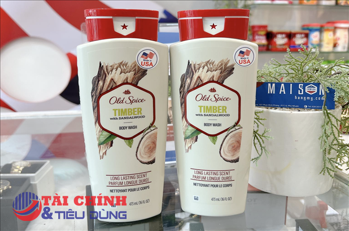 Đình chỉ lưu hành, thu hồi sản phẩm Old Spice Timber with Sandalwood Body Wash kém chất lượng