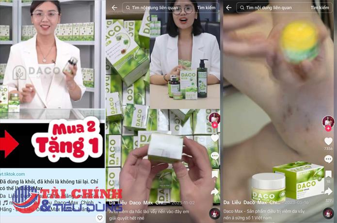 'Nổ' công dụng mỹ phẩm như dược phẩm, nhãn hàng Daco Max coi thường sức khỏe NTD
