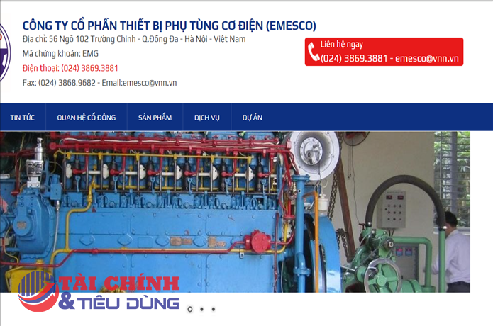 Vi phạm công bố thông tin, Thiết bị phụ tùng cơ điện (EMG) bị phạt hơn 157 triệu đồng