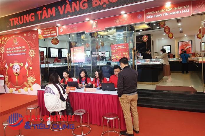Tiệm vàng vắng khách ngày vía Thần Tài