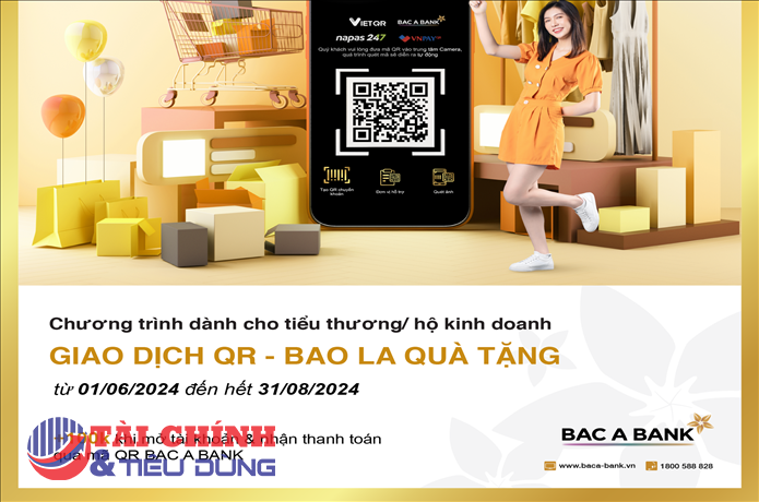 Giao dịch thuận tiện bằng QR Code, khách hàng nhận thêm ưu đãi từ BAC A BANK