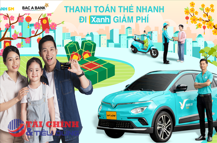 Chủ thẻ tín dụng BAC A BANK nhận loạt ưu đãi hấp dẫn trên Xanh SM
