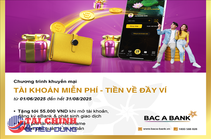 Bùng nổ ưu đãi: 6000 quà tặng đặc biệt tri ân chủ tài khoản BAC A BANK