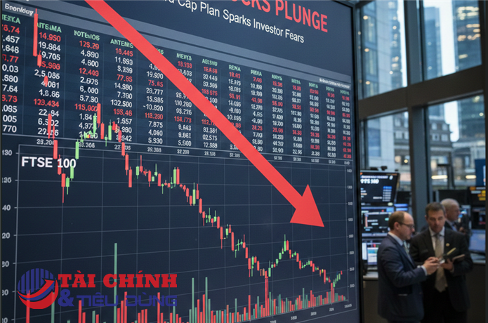 Giới đầu tư "dậy sóng", cổ phiếu ngân hàng lao dốc sau đề xuất áp trần lãi suất thẻ tín dụng của ông Trump