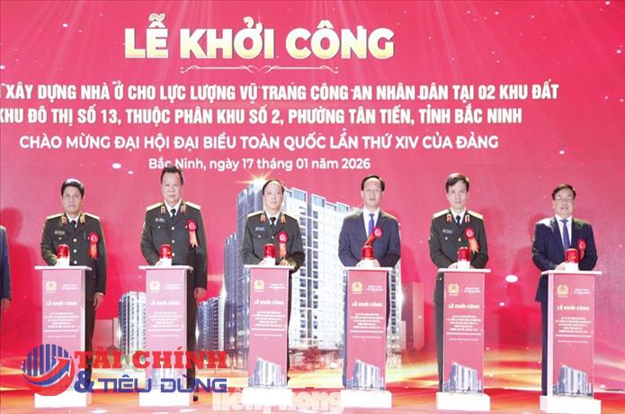 Khởi công dự án nhà ở xã hội hơn 1.100 tỷ đồng cho lực lượng Công an