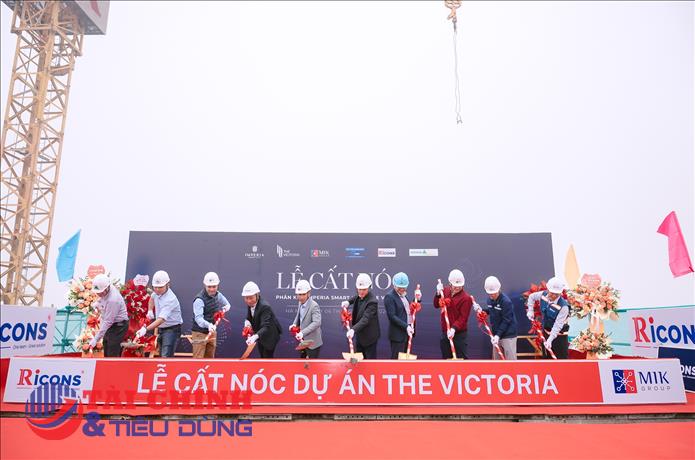 MIK Group cất nóc phân khu Imperia Smart City - The Victoria vượt tiến độ 