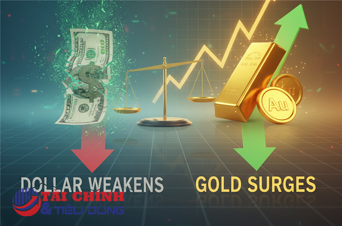 Giả thuyết Mỹ 'thả nổi' đồng USD: Giá vàng thế giới sẽ đi theo hướng nào?