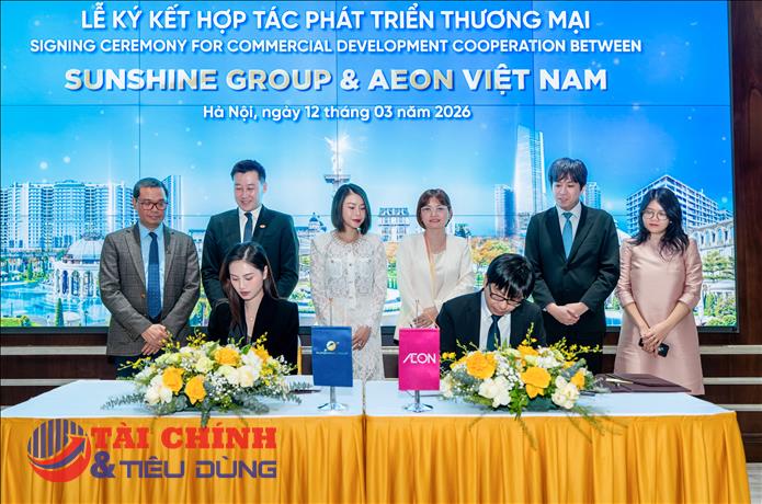 Sunshine Group ký kết hợp tác phát triển thương mại với AEON Việt Nam