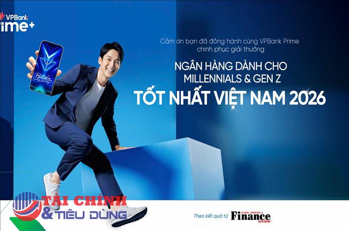 VPBank Prime khẳng định vị thế dẫn đầu phân trong khúc khách hàng trẻ bằng giải thưởng quốc tế