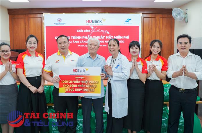 HDBank: 20 năm bền bỉ mang ánh sáng đến bệnh nhân có hoàn cảnh khó khăn 