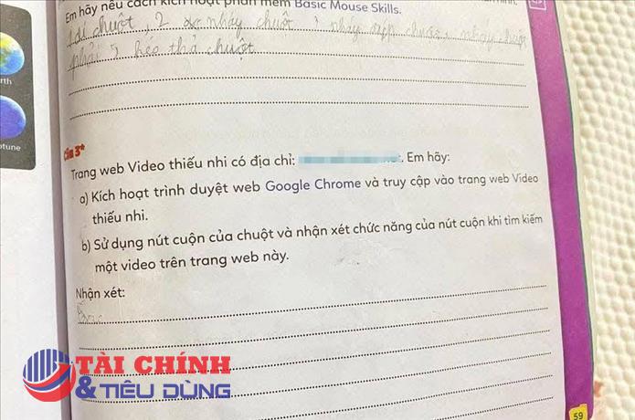 Vở bài tập Tin học lớp 3 chứa đường link web đen, đơn vị phát hành nói gì?