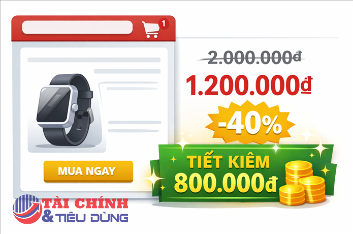 Hành vi mua sắm ảnh hưởng từ "ảo giá" trong khuyến mại trực tuyến 