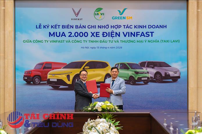 Taxi Lavi chuyển đổi toàn bộ sang xe điện VinFast - tham gia mạng lưới vận tải xanh GSM