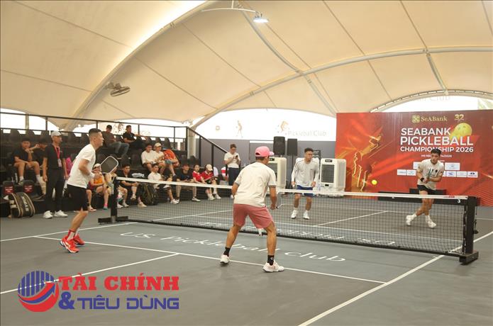 SeABank Pickleball Championship 2026: 416 VĐV tranh tài, gây quỹ từ thiện gần 620 triệu đồng