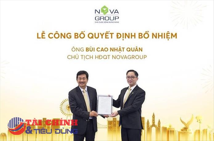 NovaGroup chuyển giao ghế Chủ tịch, ông Bùi Cao Nhật Quân thay ông Bùi Thành Nhơn