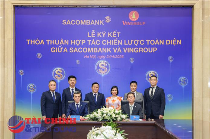 SACOMBANK và Vingroup ký kết hợp tác chiến lược toàn diện