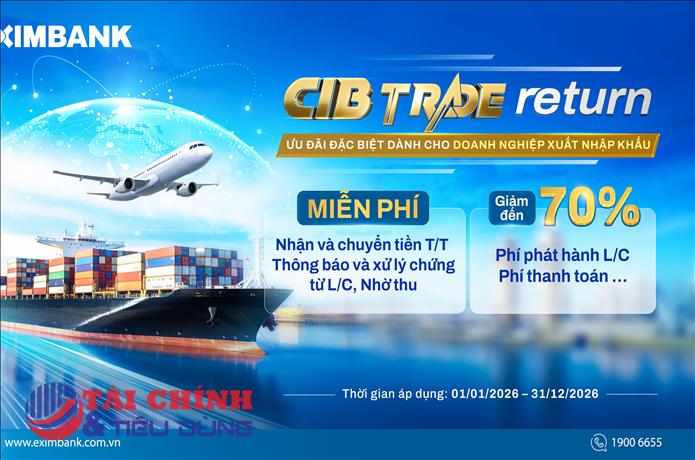 Eximbank tối ưu chi phí thanh toán quốc tế cho doanh nghiệp xuất nhập khẩu