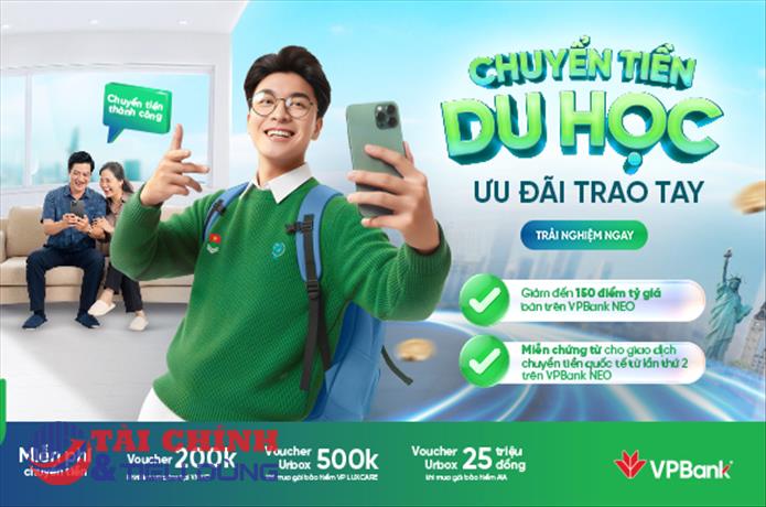 VPBank nâng tầm dịch vụ chuyển tiền du học, tối ưu trải nghiệm toàn diện