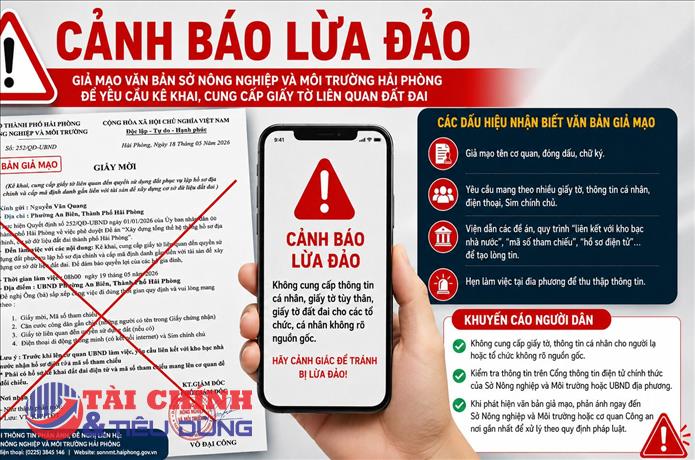 Hải Phòng cảnh báo văn bản giả mạo liên quan đất đai