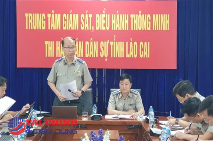 Công bố quyết định kiểm tra chuyên đề tại Thi hành án dân sự tỉnh Lào Cai
