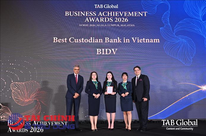 BIDV giữ vững vị thế Ngân hàng lưu ký tốt nhất Việt Nam 